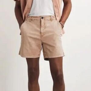 $188 NWT Citizens Of Humanity “Finn” Chino Shorts in Dusted Flamingo Sz 32